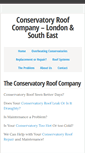 Mobile Screenshot of conservatoryroofslondon.co.uk